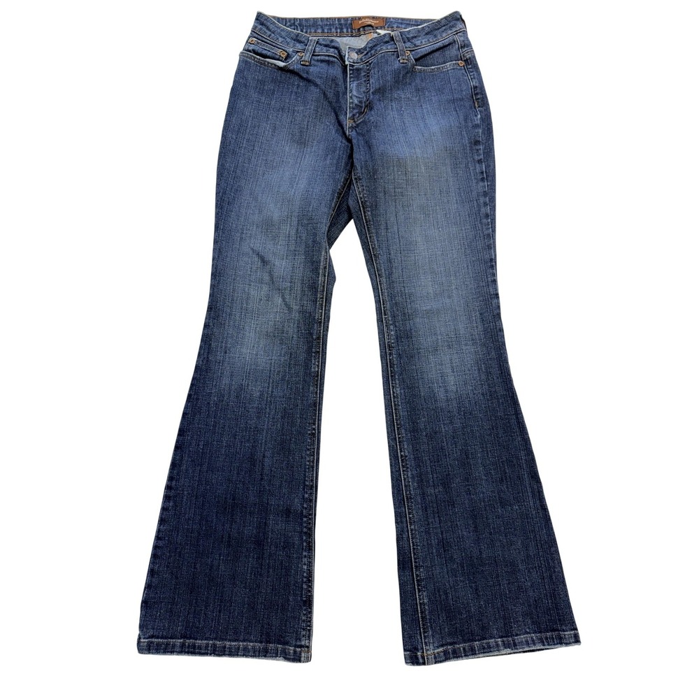 BellaElemento Bootcut Jeans Womens 8 Blue Medโ Wash Mid Rise Stretch Denim
